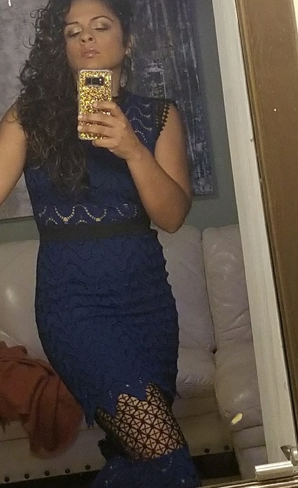 Blue dress